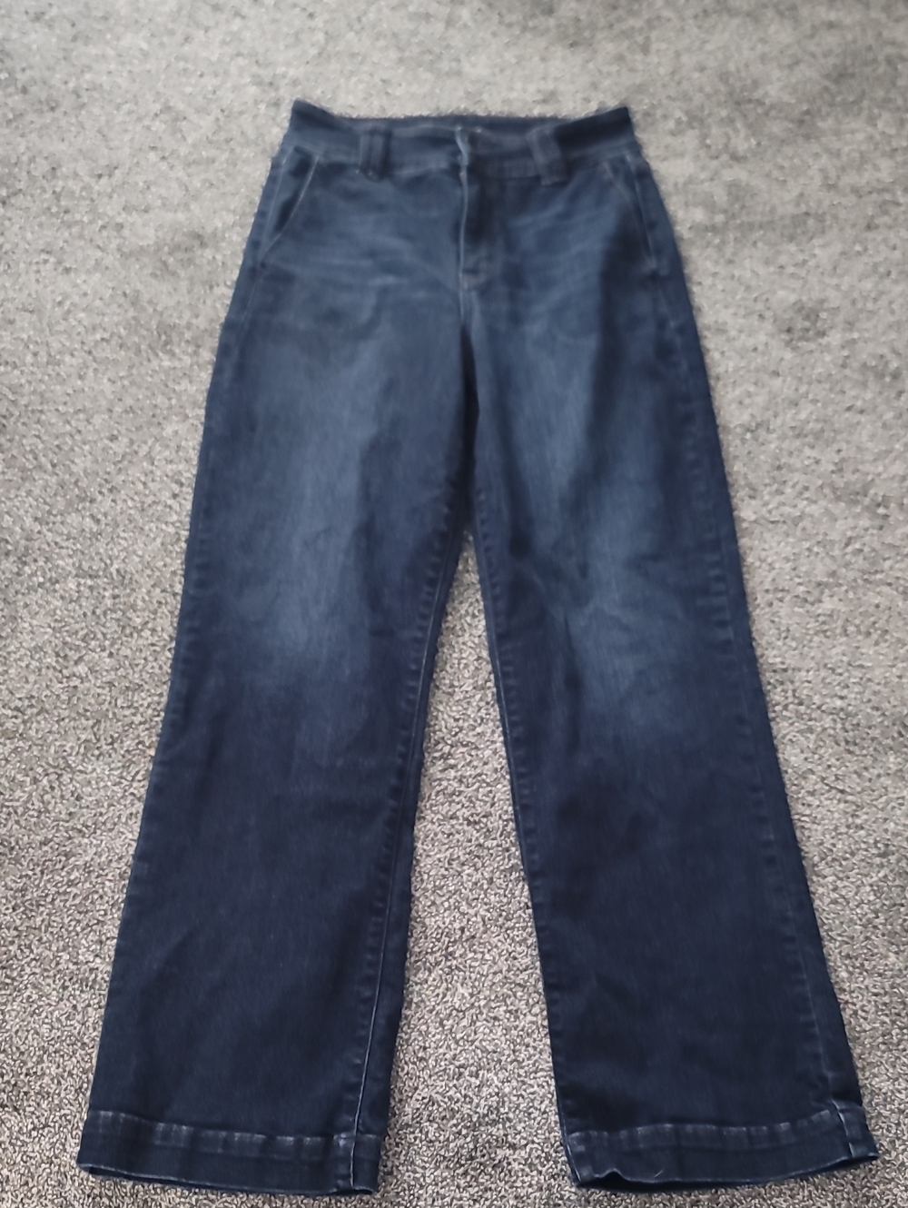 Judy Blue Dark Indigo Wide Leg Jeans